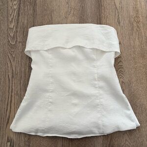 Aritzia Babaton Element Linen Tube Top